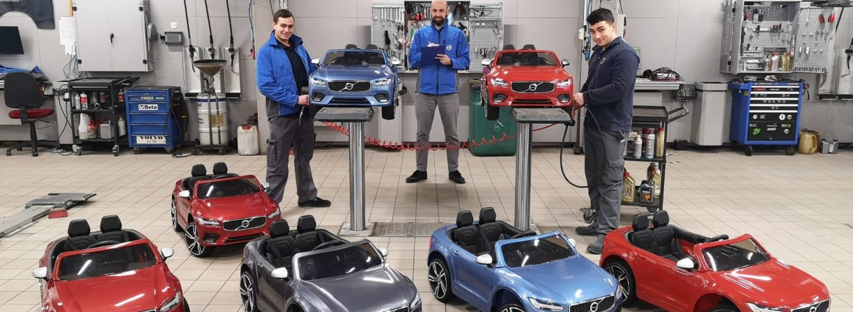 Serwis Volvo dla samochodów dla dzieci.