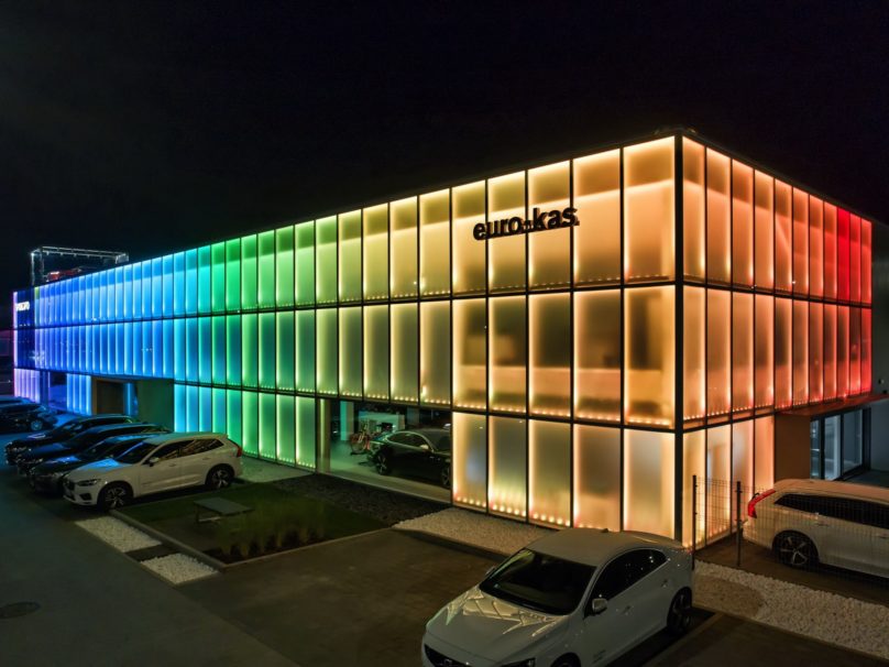 Volvo salon podświetlony